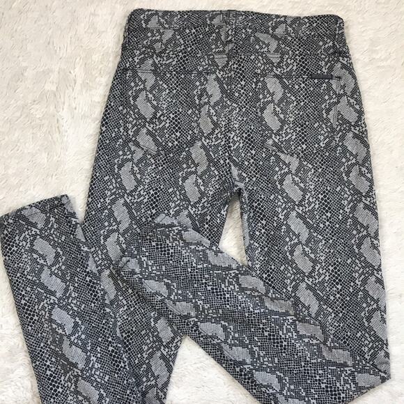 Hudson Jeans Nico Mid Rise Super Skinny size 27 / 4 Animal Snakeskin Y2K - Picture 4 of 10